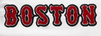 MLB BOSTON RED SOX CLASSIC CHENILLE PANTALON JOGGER POUR HOMME (BLANC)