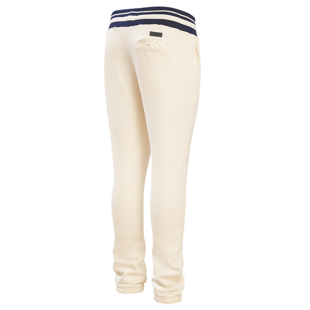 MLB BOSTON RED SOX RETRO CLASSIC MEN'S SWEATPANT (EGGSHELL/ MIDNIGHT NAVY)