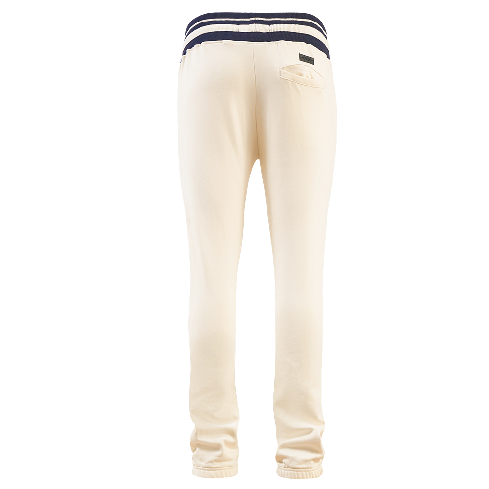 MLB BOSTON RED SOX RETRO CLASSIC MEN'S SWEATPANT (EGGSHELL/ MIDNIGHT NAVY)