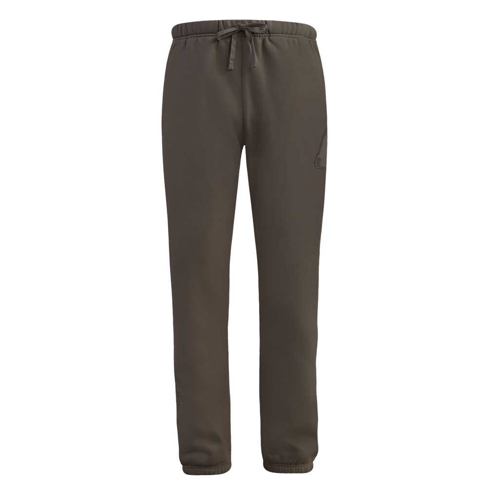 MLB BOSTON RED SOX NEUTRAL MEN'S  FLC SWEATPANT (DARK TAUPE)