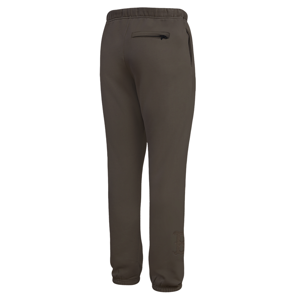 MLB BOSTON RED SOX NEUTRAL MEN'S  FLC SWEATPANT (DARK TAUPE)