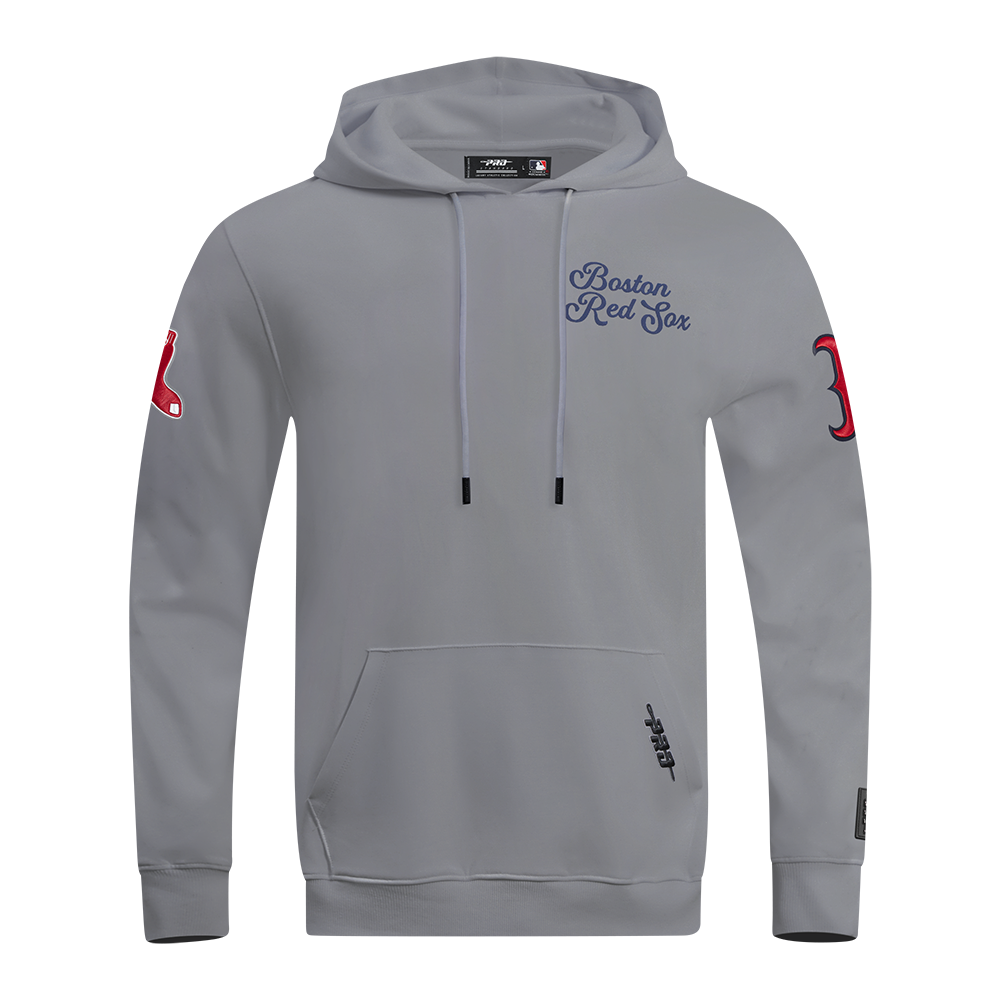 MLB BOSTON RED SOX SOUVENIR MEN'S FLC PO HOODIE (GRAY)