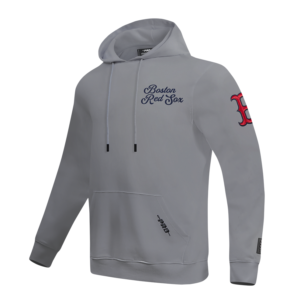 MLB BOSTON RED SOX SOUVENIR MEN'S FLC PO HOODIE (GRAY)