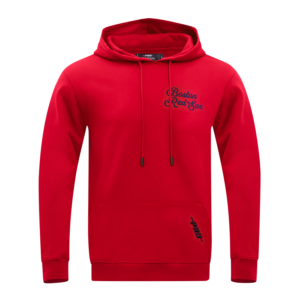 MLB BOSTON RED SOX SOUVENIR CHANDAIL À CAPUCHON EN MOLLETON POUR HOMME (ROUGE)