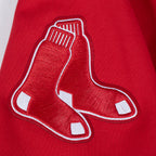 MLB BOSTON RED SOX SOUVENIR CHANDAIL À CAPUCHON EN MOLLETON POUR HOMME (ROUGE)