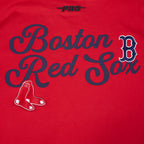 MLB BOSTON RED SOX SOUVENIR CHANDAIL À CAPUCHON EN MOLLETON POUR HOMME (ROUGE)