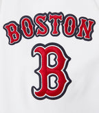 MLB BOSTON RED SOX CLASSIC CHENILLE MEN'S PULLOVER HOODIE (WHITE)