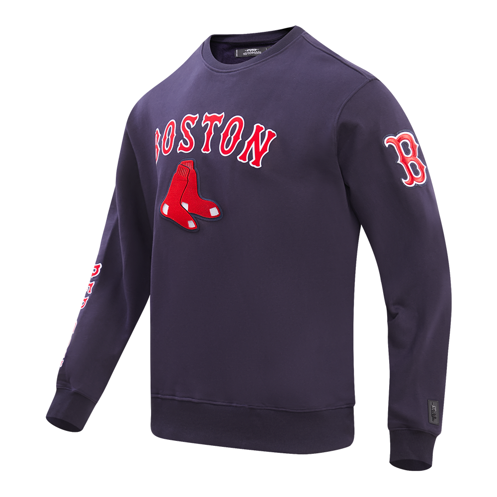 MLB BOSTON RED SOX CLASSIC MEN'S CREWNECK (MIDNIGHT NAVY)