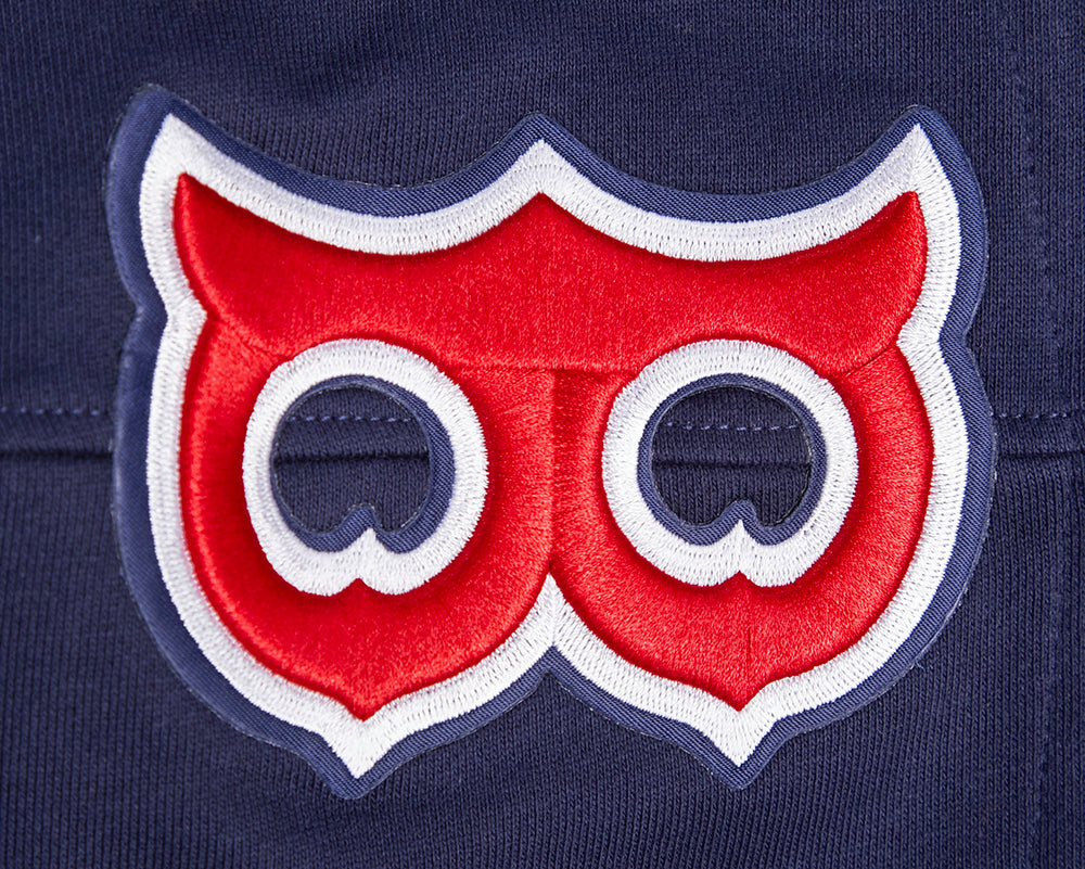 MLB BOSTON RED SOX RETRO CLASSIC MEN'S PULLOVER HOODIE (MIDNIGHT NAVY/RED/MIDNIGHT NAVY)
