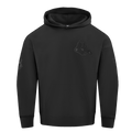 MLB BOSTON RED SOX NEUTRAL MEN'S  DROP SHOULDER FLC PO HOODIE (BLACK)