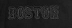 MLB BOSTON RED SOX NEUTRAL MEN'S  DROP SHOULDER FLC PO HOODIE (BLACK)