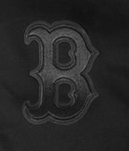 MLB BOSTON RED SOX NEUTRAL MEN'S  DROP SHOULDER FLC PO HOODIE (BLACK)
