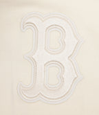 MLB BOSTON RED SOX NEUTRAL MEN'S  DROP SHOULDER FLC PO HOODIE (EGGSHELL)