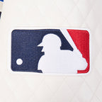 MLB BOSTON RED SOX MEN'S MOTO JACKET (EGGSHELL/ MIDNIGHT NAVY)