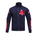 MLB BOSTON RED SOX CLASSIC VESTE D'ENTRAÎNEMENT EN MAILLE DOUBLE POUR HOMME (MARINE MINUIT)