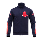 MLB BOSTON RED SOX CLASSIC VESTE D'ENTRAÎNEMENT EN MAILLE DOUBLE POUR HOMME (MARINE MINUIT)