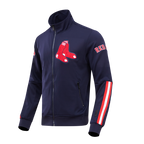 MLB BOSTON RED SOX CLASSIC VESTE D'ENTRAÎNEMENT EN MAILLE DOUBLE POUR HOMME (MARINE MINUIT)