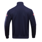 MLB BOSTON RED SOX CLASSIC VESTE D'ENTRAÎNEMENT EN MAILLE DOUBLE POUR HOMME (MARINE MINUIT)