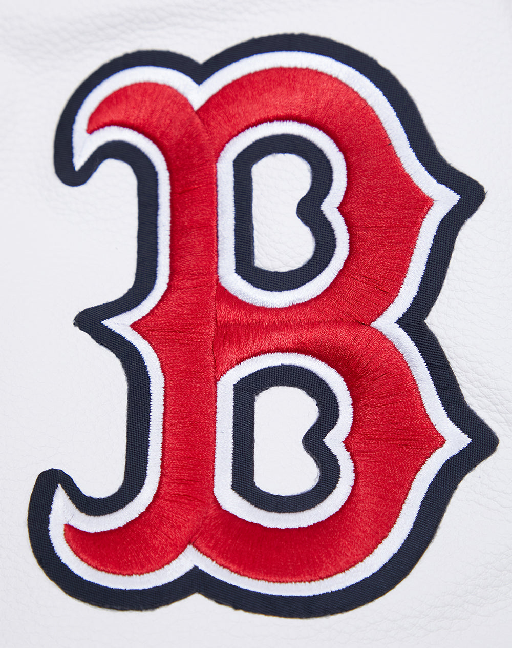 MLB BOSTON RED SOX MASH UP MEN'S RIB WOOL VARSITY JACKET (MIDNIGHT NAVY/RED/MIDNIGHT NAVY)