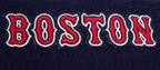 MLB BOSTON RED SOX MASH UP MEN'S RIB WOOL VARSITY JACKET (MIDNIGHT NAVY/RED/MIDNIGHT NAVY)
