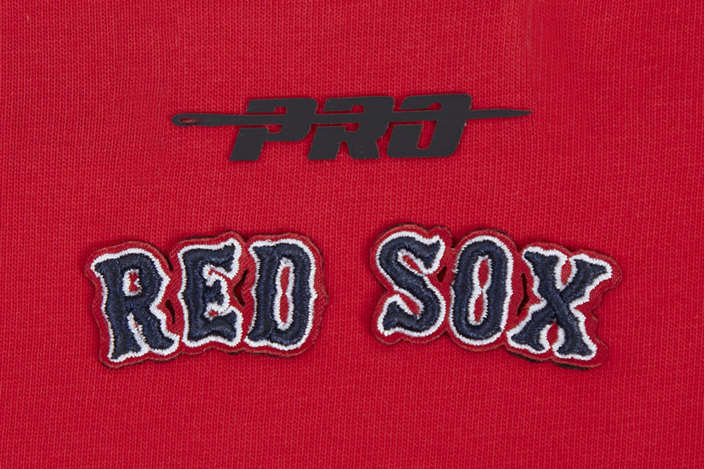 MLB BOSTON RED SOX SCRIPT TAIL HAUT DE COUPE BOYFRIEND POUR FEMME (ROUGE)