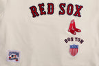 MLB BOSTON RED SOX RETRO CLASSIC WOMEN'S BOXY TOP (EGGSHELL)