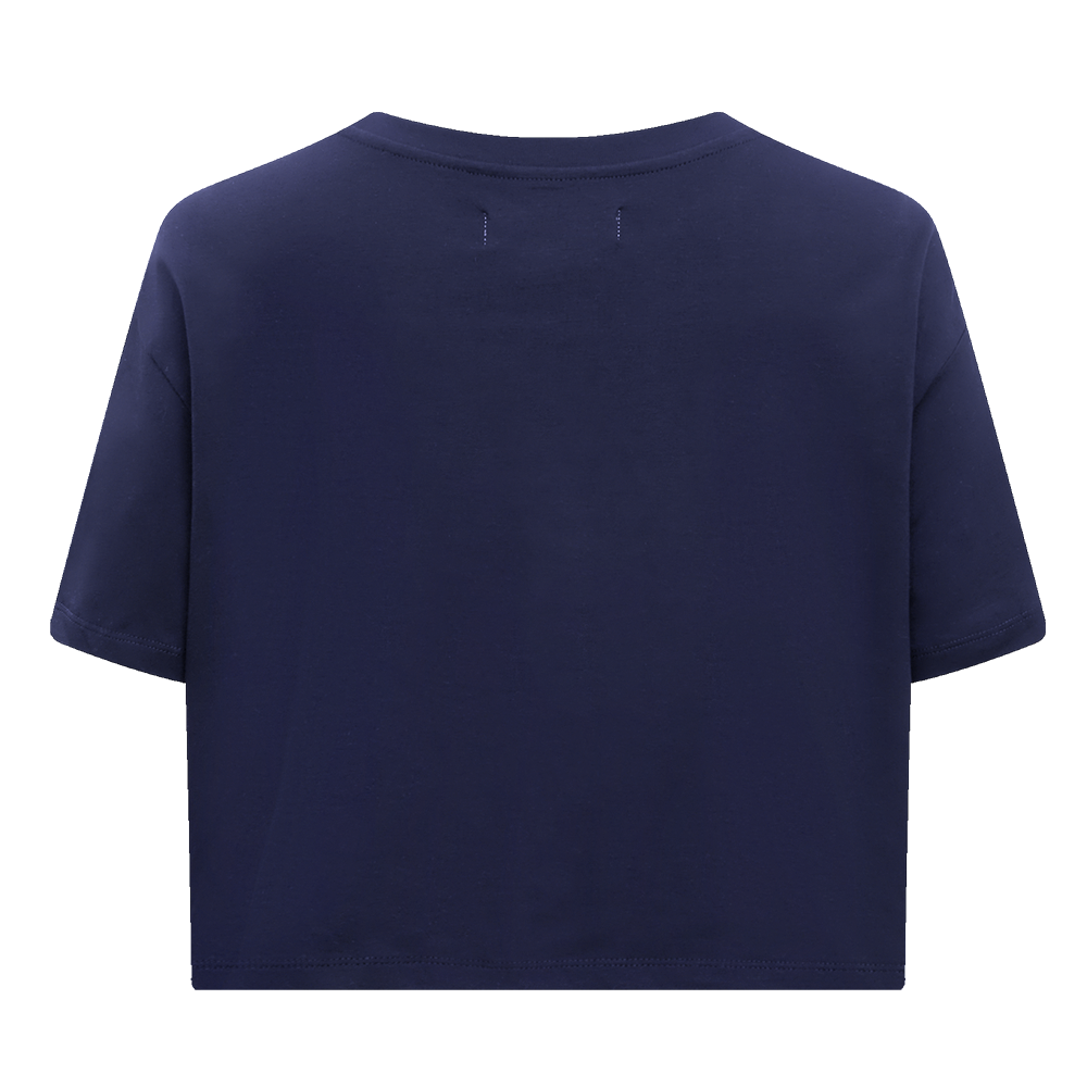 MLB BOSTON RED SOX RETRO CLASSIC HAUT À COUPE CARRÉE POUR FEMME (MARINE MINUIT)