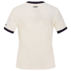 MLB BOSTON RED SOX RETRO CASCADE WOMEN'S RINGER TEE (EGGSHELL/ MIDNIGHT NAVY)
