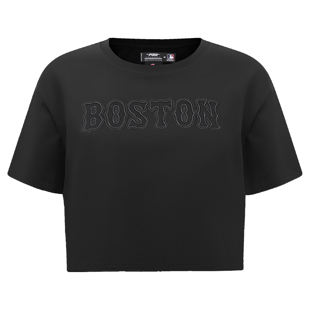 MLB BOSTON RED SOX NEUTRAL WOMENS BOXY TOP (BLACK)