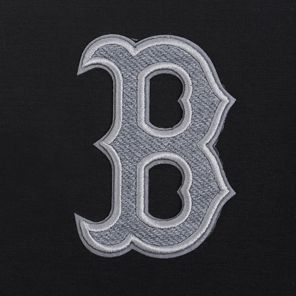 MLB BOSTON RED SOX REVERSE FRENCH TERRY WOMEN'S BODYCON DRESS (BLACK)