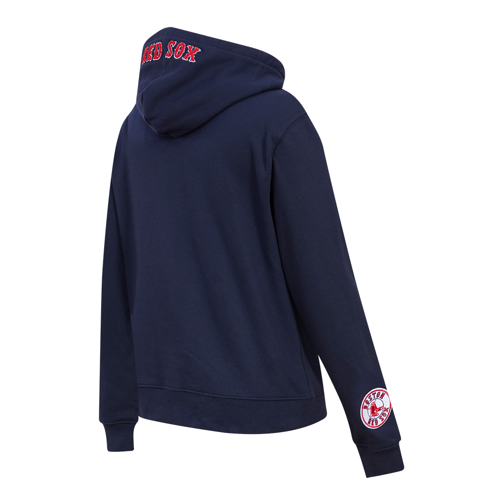 MLB BOSTON RED SOX CLASSIC WOMEN'S PULLOVER HOODIE (MIDNIGHT NAVY)