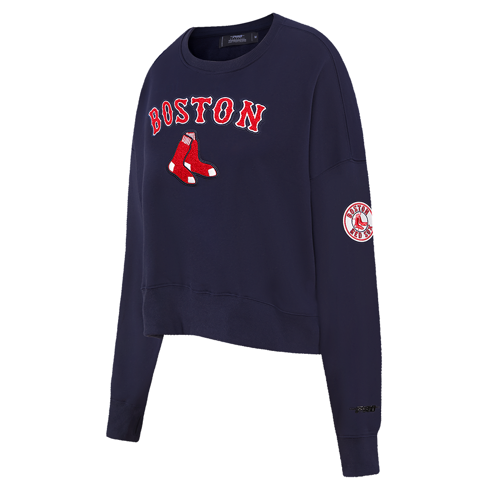 MLB BOSTON RED SOX CLASSIC WOMEN'S CREWNECK (MIDNIGHT NAVY)