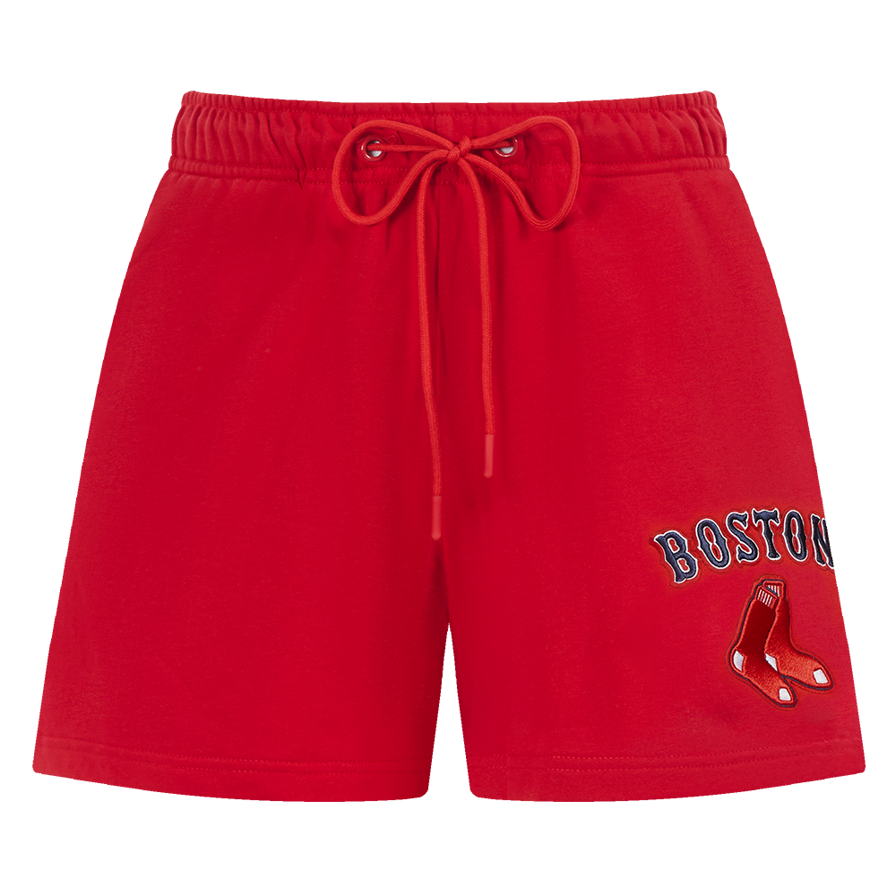 MLB BOSTON RED SOX CLASSIC WOMEN'S FLEECE SHORT (RED)