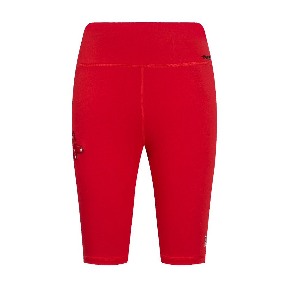 MLB BOSTON RED SOX CLASSIC WOMEN'S COTTON BIKE SHORT (RED)