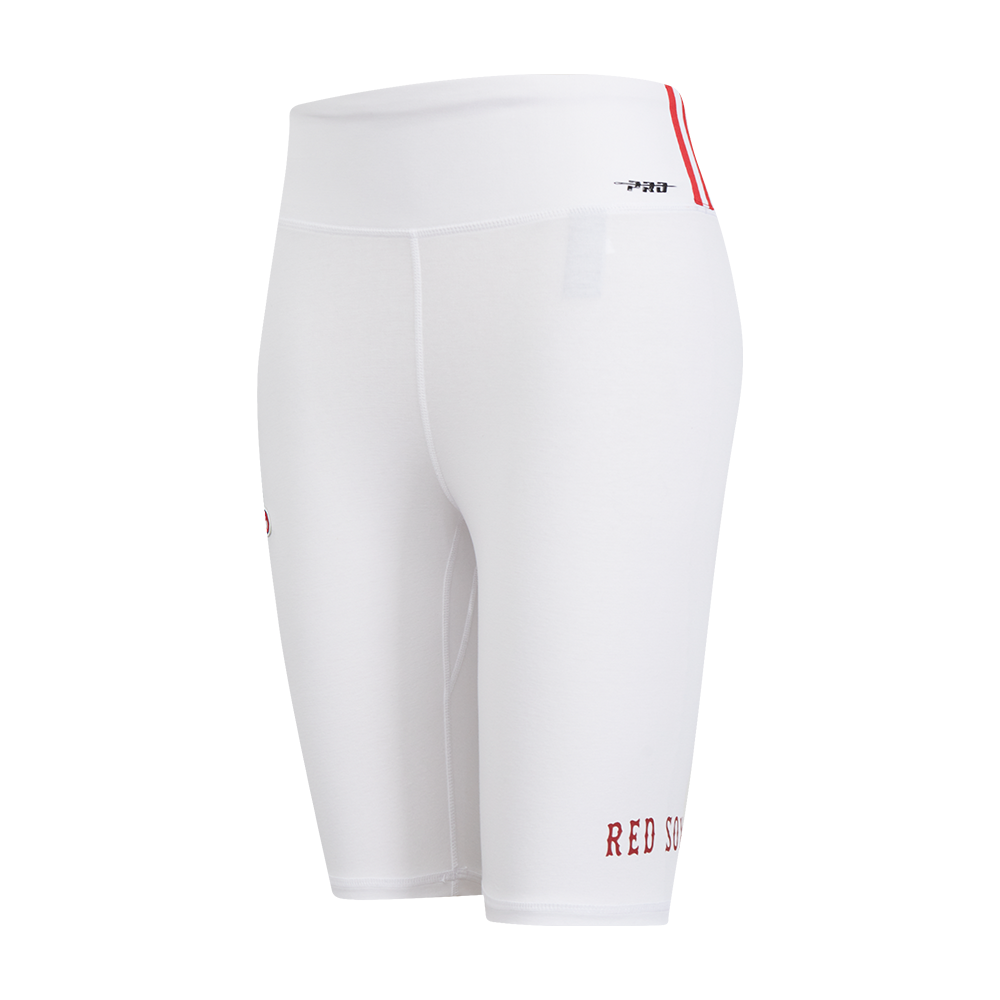 MLB BOSTON RED SOX CLASSIC WOMEN'S COTTON BIKE SHORT (WHITE)