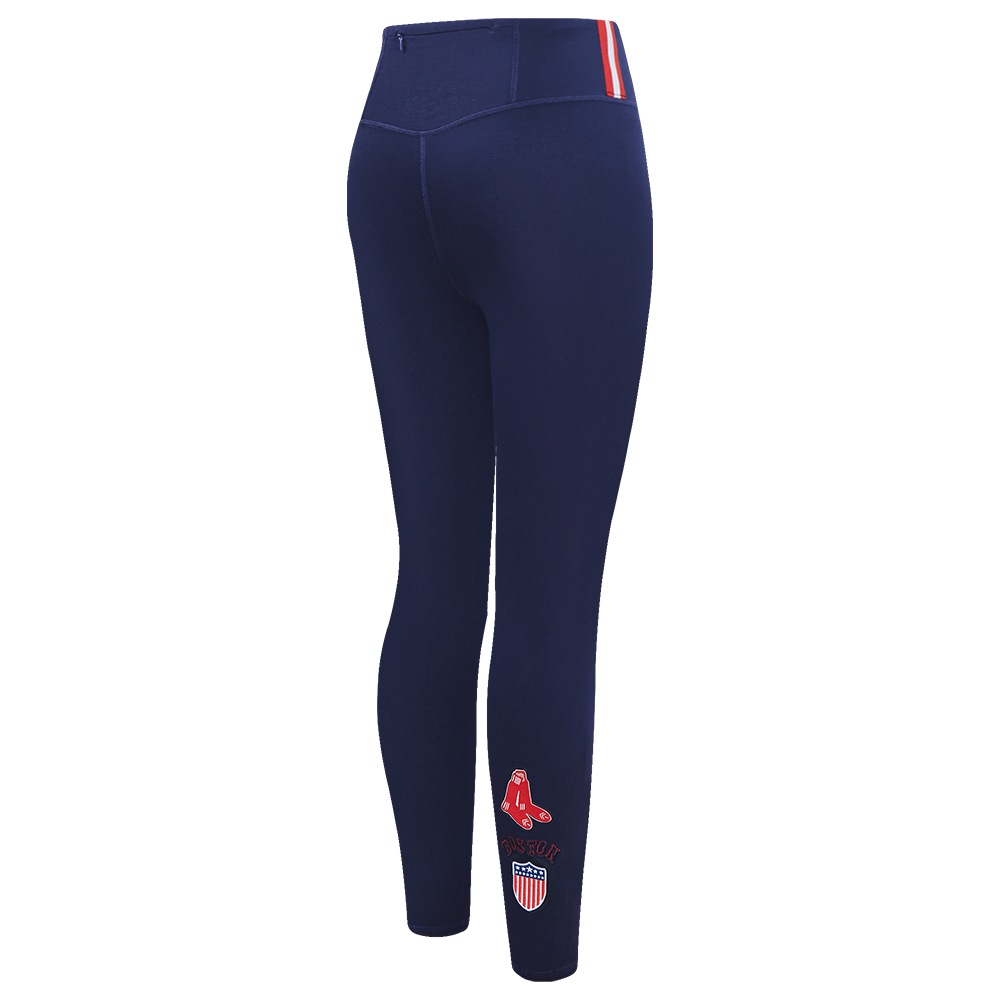 MLB BOSTON RED SOX RETRO CLASSIC WOMEN'S JERSEY LEGGING (MIDNIGHT NAVY)