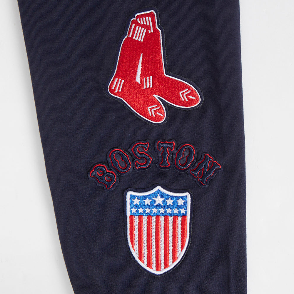 MLB BOSTON RED SOX RETRO CLASSIC WOMEN'S JERSEY LEGGING (MIDNIGHT NAVY)