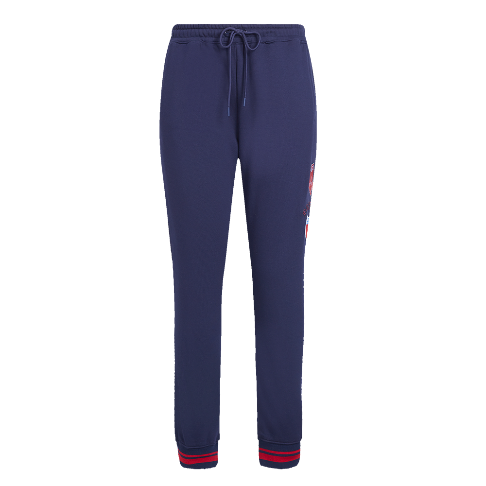 MLB BOSTON RED SOX RETRO CLASSIC WOMEN'S RIB SWEATPANT (MIDNIGHT NAVY/RED/MIDNIGHT NAVY)