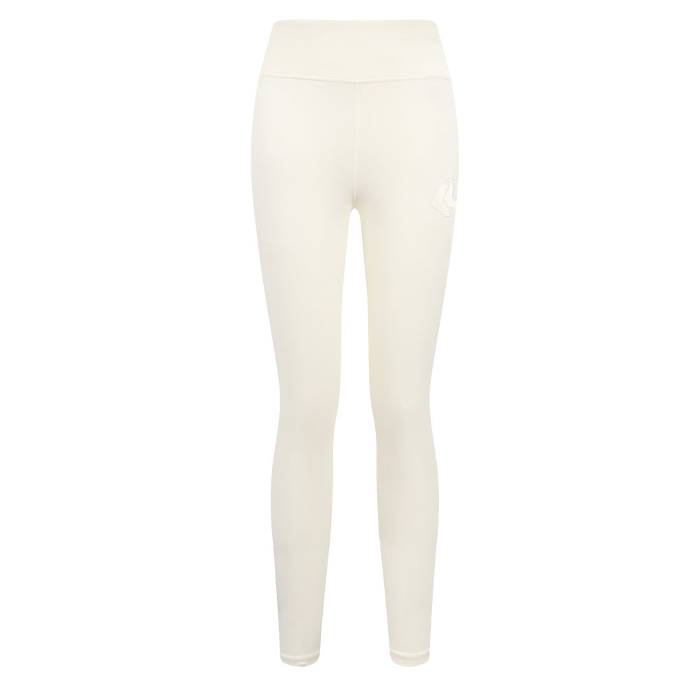MLB BOSTON RED SOX NEUTRAL WOMEN'S JERSEY LEGGING (EGGSHELL)