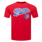MLB CHICAGO CUBS SCRIPT TAIL MEN'S SJ TOP (RED)