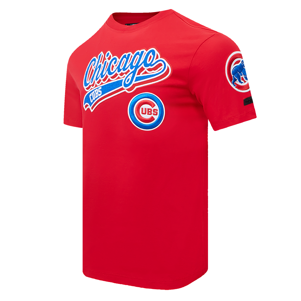 MLB CHICAGO CUBS SCRIPT TAIL MEN'S SJ TOP (RED)