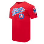 MLB CHICAGO CUBS SCRIPT TAIL MEN'S SJ TOP (RED)
