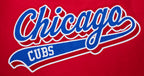 MLB CHICAGO CUBS SCRIPT TAIL MEN'S SJ TOP (RED)