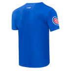 MLB CHICAGO CUBS SCRIPT TAIL HAUT EN JERSEY SIMPLE POUR HOMME (BLEU ROYAL)