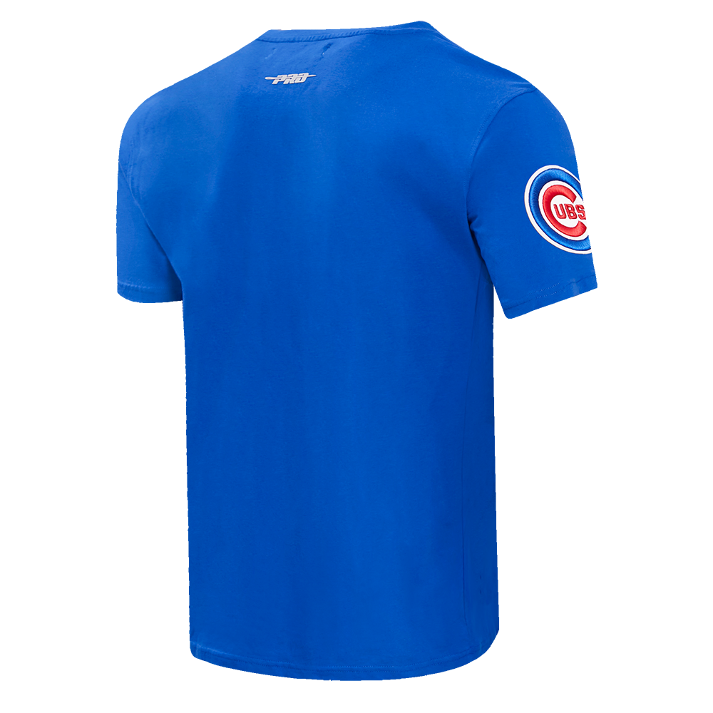 MLB CHICAGO CUBS SCRIPT TAIL HAUT EN JERSEY SIMPLE POUR HOMME (BLEU ROYAL)