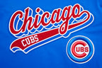 MLB CHICAGO CUBS SCRIPT TAIL HAUT EN JERSEY SIMPLE POUR HOMME (BLEU ROYAL)