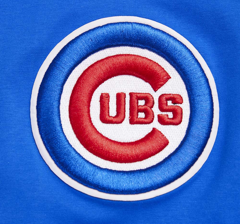 MLB CHICAGO CUBS SCRIPT TAIL HAUT EN JERSEY SIMPLE POUR HOMME (BLEU ROYAL)