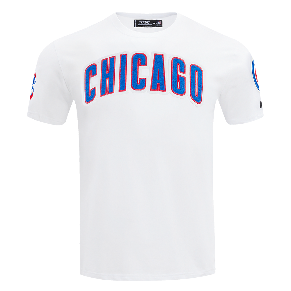 MLB CHICAGO CUBS CLASSIC CHENILLE HAUT POUR HOMME (BLANC)