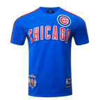 MLB CHICAGO CUBS HAUT PRO TEAM À BANDES ET À LOGO POUR HOMME (BLEU ROYAL)