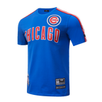 MLB CHICAGO CUBS HAUT PRO TEAM À BANDES ET À LOGO POUR HOMME (BLEU ROYAL)
